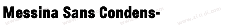 Messina Sans Condens字体转换